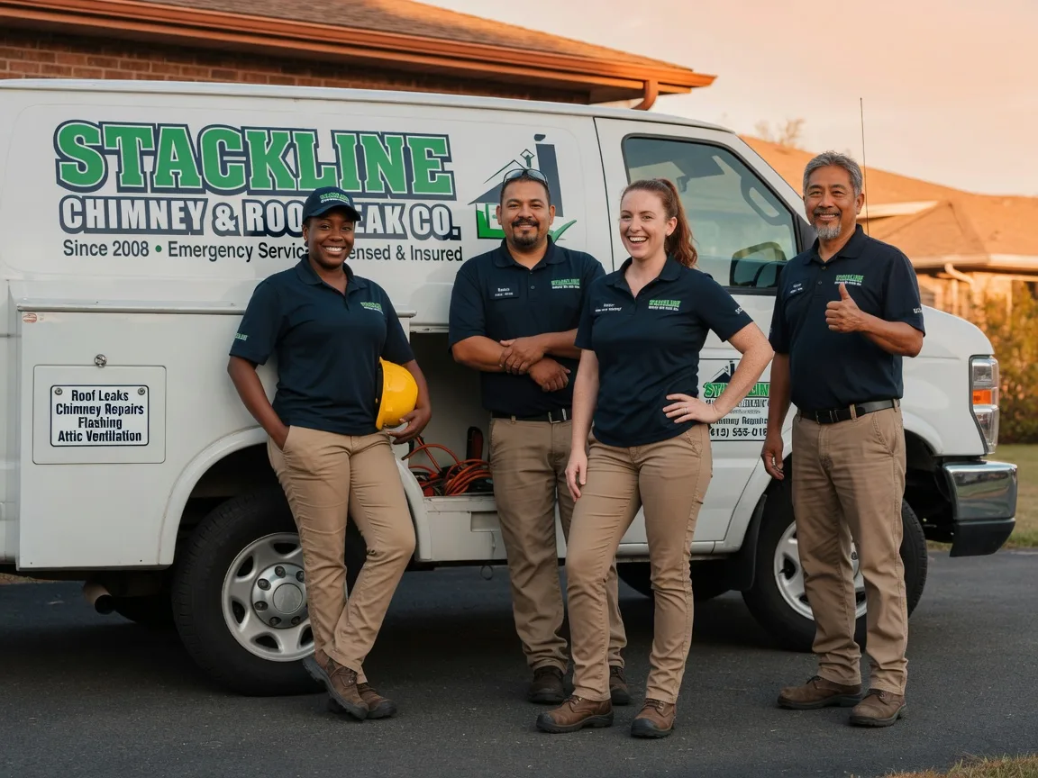 Chimney flashing repair company in Thornton, WV